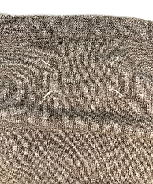 Maison Margiela（メゾンマルジェラ）Maison Margiela (メゾンマルジェラ) エルボーパッチ コットンウールカーディガン グレー サイズ:SIZE Mの古着・服飾アイテム