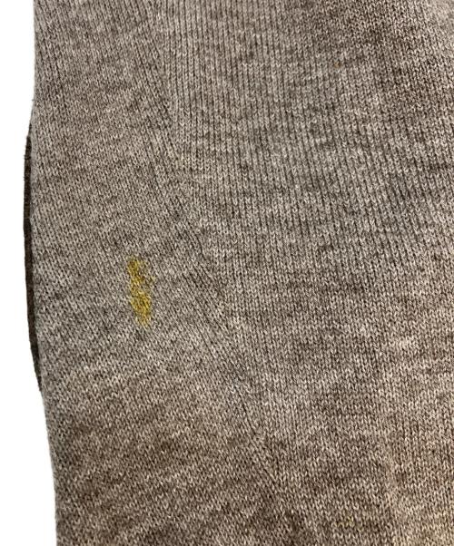 Maison Margiela（メゾンマルジェラ）Maison Margiela (メゾンマルジェラ) エルボーパッチ コットンウールカーディガン グレー サイズ:SIZE Mの古着・服飾アイテム