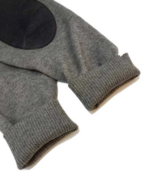 Maison Margiela（メゾンマルジェラ）Maison Margiela (メゾンマルジェラ) エルボーパッチ コットンウールカーディガン グレー サイズ:SIZE Mの古着・服飾アイテム