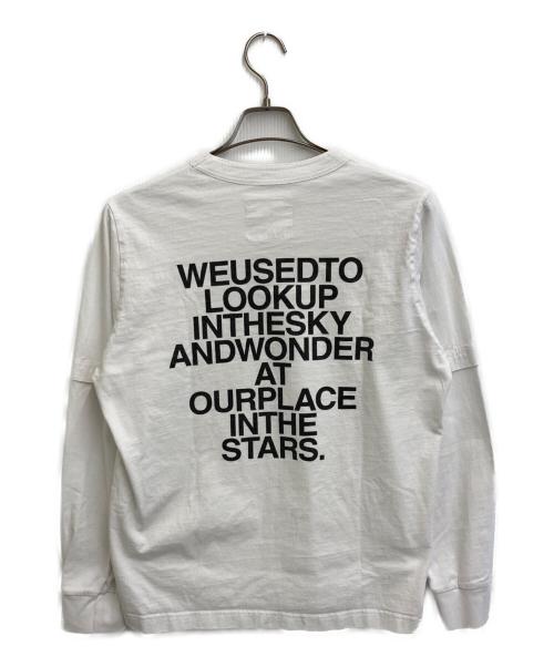 sacai（サカイ）sacai (サカイ) Graphic L/S T-Shirt ネイビー サイズ:SIZE 3の古着・服飾アイテム
