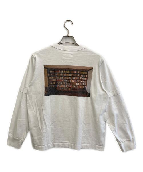 sacai（サカイ）sacai (サカイ) INTERSTELLAR L/S カットソー ホワイト サイズ:3の古着・服飾アイテム