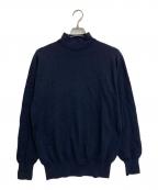 COMME des GARCONS HOMMEコムデギャルソン オム）の古着「ウールニット」｜ネイビー