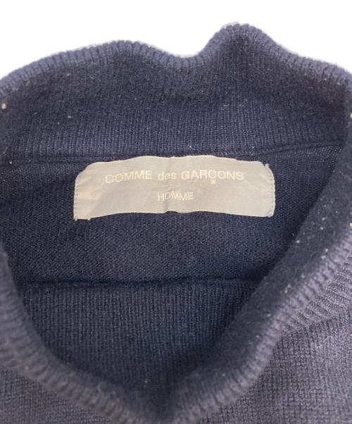 COMME des GARCONS HOMME（コムデギャルソン オム）COMME des GARCONS HOMME (コムデギャルソン オム) ウールニット ネイビー サイズ:Freeの古着・服飾アイテム