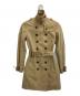 BURBERRY BRIT（バーバリーブリット）の古着「トレンチコート」｜ブラウン