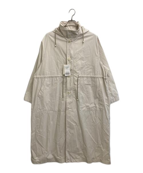 IENA LA BOUCLE（イエナ ラ ブークル）IENA LA BOUCLE (イエナ ラ ブークル) コットンナイロンタッサーオーバーコート ホワイト サイズ:SIZE M (38)の古着・服飾アイテム