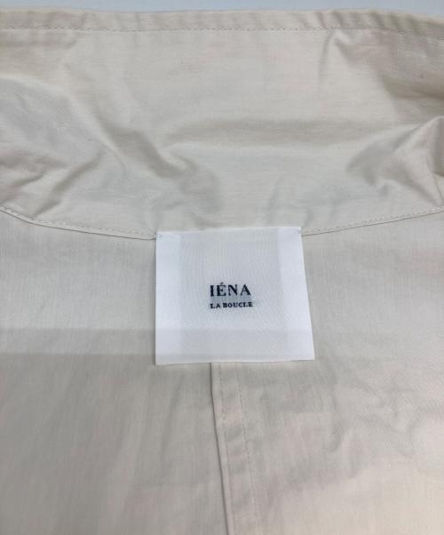 IENA LA BOUCLE（イエナ ラ ブークル）IENA LA BOUCLE (イエナ ラ ブークル) コットンナイロンタッサーオーバーコート ホワイト サイズ:SIZE M (38)の古着・服飾アイテム