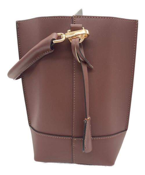 Gianni Notaro（ジャンニ ノターロ）GIANNI NOTARO (ジャンニ ノターロ) BUCKETS BAG ブラウンの古着・服飾アイテム