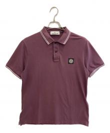 STONE ISLAND（ストーンアイランド）の古着「ポロシャツ」｜ボルドー