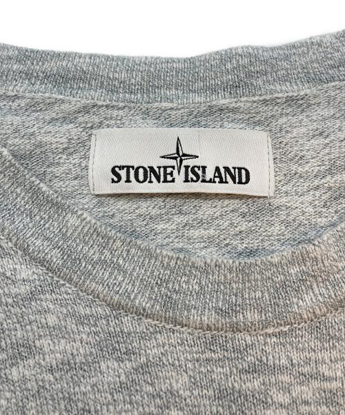 STONE ISLAND（ストーンアイランド）STONE ISLAND (ストーンアイランド) ニットTシャツ グレー サイズ:SIZE Sの古着・服飾アイテム