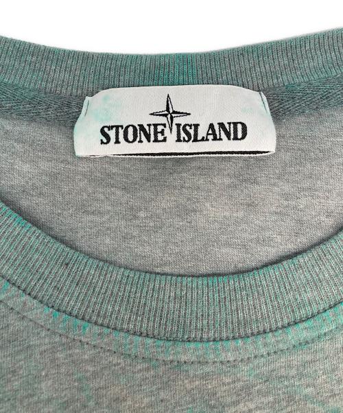 STONE ISLAND（ストーンアイランド）STONE ISLAND (ストーンアイランド) SS-TEE グリーン×グレー サイズ:SIZE Sの古着・服飾アイテム