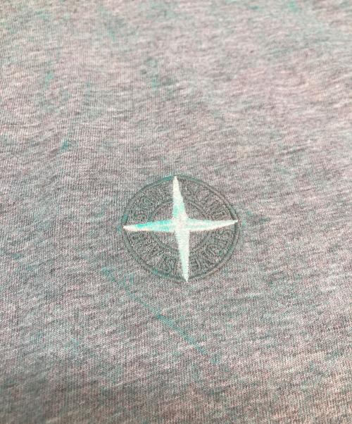 STONE ISLAND（ストーンアイランド）STONE ISLAND (ストーンアイランド) SS-TEE グリーン×グレー サイズ:SIZE Sの古着・服飾アイテム