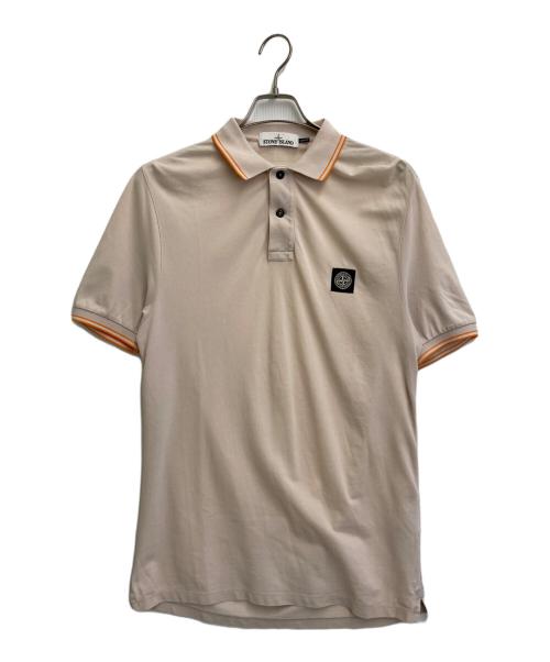 STONE ISLAND（ストーンアイランド）STONE ISLAND (ストーンアイランド) ポロシャツ ライトピンク サイズ:SIZE Mの古着・服飾アイテム