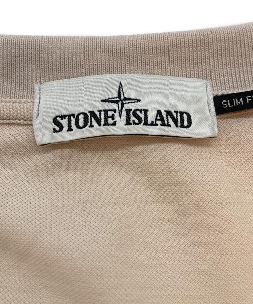 STONE ISLAND（ストーンアイランド）STONE ISLAND (ストーンアイランド) ポロシャツ ライトピンク サイズ:SIZE Mの古着・服飾アイテム