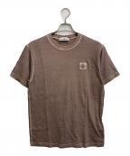 STONE ISLANDストーンアイランド）の古着「半袖Tシャツ」｜ピンク