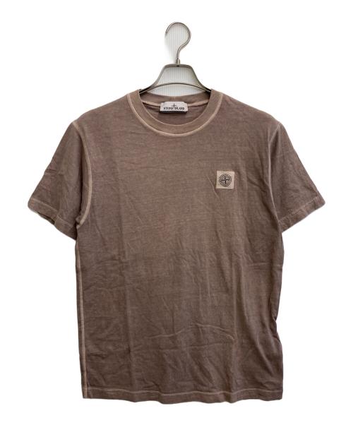 STONE ISLAND（ストーンアイランド）STONE ISLAND (ストーンアイランド) 半袖Tシャツ ピンク サイズ:SIZE Mの古着・服飾アイテム
