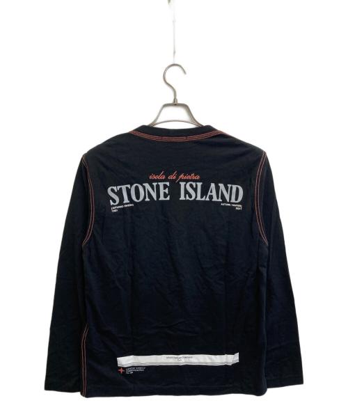 STONE ISLAND（ストーンアイランド）STONE ISLAND (ストーンアイランド) 長袖Tシャツ ブラック サイズ:SIZE Sの古着・服飾アイテム