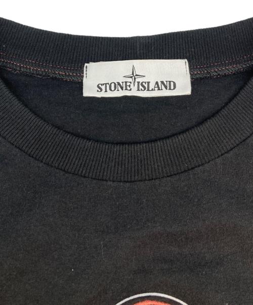 STONE ISLAND（ストーンアイランド）STONE ISLAND (ストーンアイランド) 長袖Tシャツ ブラック サイズ:SIZE Sの古着・服飾アイテム