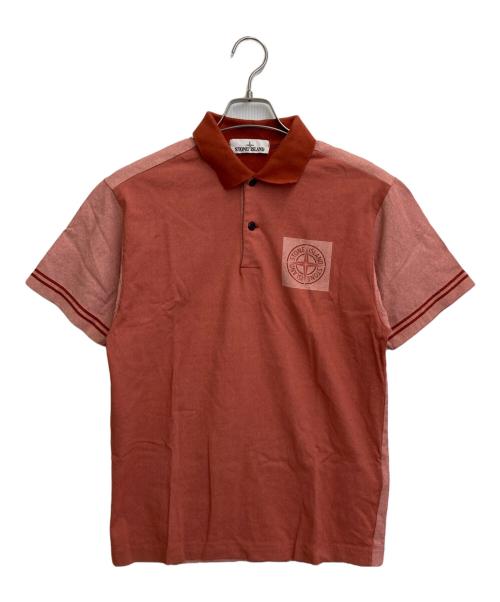 STONE ISLAND（ストーンアイランド）STONE ISLAND (ストーンアイランド) ポロシャツ ピンク サイズ:SIZE Sの古着・服飾アイテム