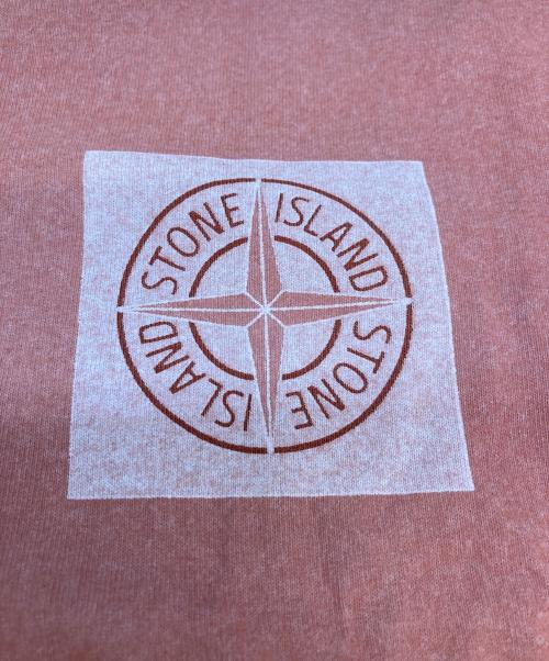 STONE ISLAND（ストーンアイランド）STONE ISLAND (ストーンアイランド) ポロシャツ ピンク サイズ:SIZE Sの古着・服飾アイテム