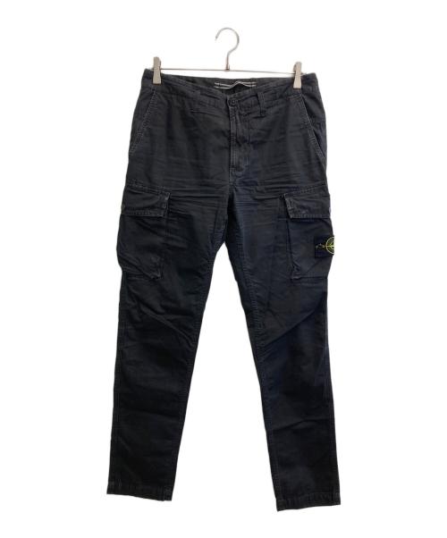 STONE ISLAND（ストーンアイランド）STONE ISLAND (ストーンアイランド) カーゴパンツ ブラック サイズ:SIZE 76cm (W30)の古着・服飾アイテム