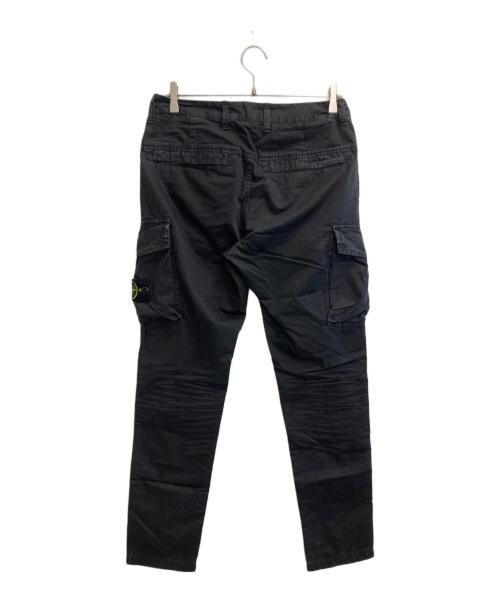 STONE ISLAND（ストーンアイランド）STONE ISLAND (ストーンアイランド) カーゴパンツ ブラック サイズ:SIZE 76cm (W30)の古着・服飾アイテム