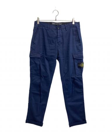 Stone  カーゴパンツ ネイビー W34 シンプル 中古・古着通販】STONE ISLAND (ストーンアイランド) カーゴパンツ