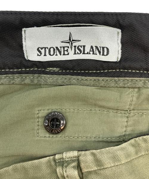 STONE ISLAND（ストーンアイランド）STONE ISLAND (ストーンアイランド) ガーメントダイカーゴパンツ グリーン サイズ:SIZE 78.5cm (W31)の古着・服飾アイテム
