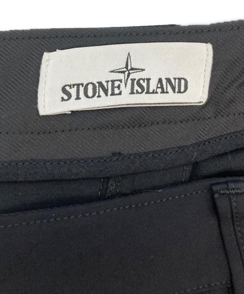 STONE ISLAND（ストーンアイランド）STONE ISLAND (ストーンアイランド) TWO WAYS STRETCH COTTON NYLON PANT ブラック サイズ:SIZE 71cm (W28)の古着・服飾アイテム