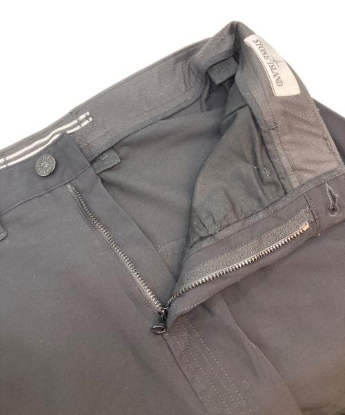 STONE ISLAND（ストーンアイランド）STONE ISLAND (ストーンアイランド) TWO WAYS STRETCH COTTON NYLON PANT ブラック サイズ:SIZE 71cm (W28)の古着・服飾アイテム