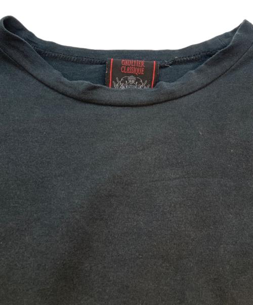 Jean Paul GAULTIER CLASSIQUE（ジャンポールゴルチエクラシック）Jean Paul GAULTIER CLASSIQUE (ジャンポールゴルチエクラシック) アームプリントカットソー ブラック サイズ:SIZE 40の古着・服飾アイテム