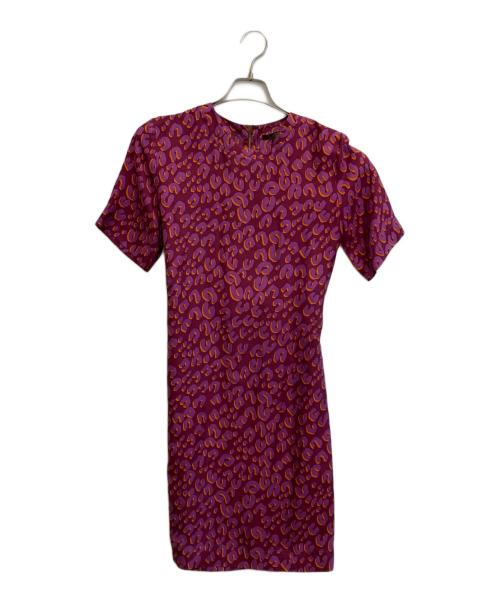 LOUIS VUITTON（ルイ ヴィトン）LOUIS VUITTON (ルイ ヴィトン) ブラウスワンピース パープル サイズ:SIZE 34の古着・服飾アイテム