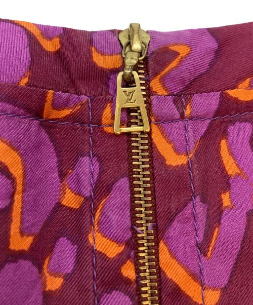 LOUIS VUITTON（ルイ ヴィトン）LOUIS VUITTON (ルイ ヴィトン) ブラウスワンピース パープル サイズ:SIZE 34の古着・服飾アイテム