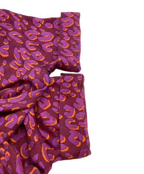 LOUIS VUITTON（ルイ ヴィトン）LOUIS VUITTON (ルイ ヴィトン) ブラウスワンピース パープル サイズ:SIZE 34の古着・服飾アイテム