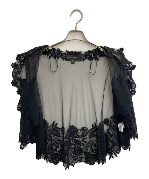 TADASHI SHOJI（タダシ ショージ）TADASHI SHOJI (タダシ ショージ) Porto Mesh Capelet ブラック サイズ:SMの古着・服飾アイテム