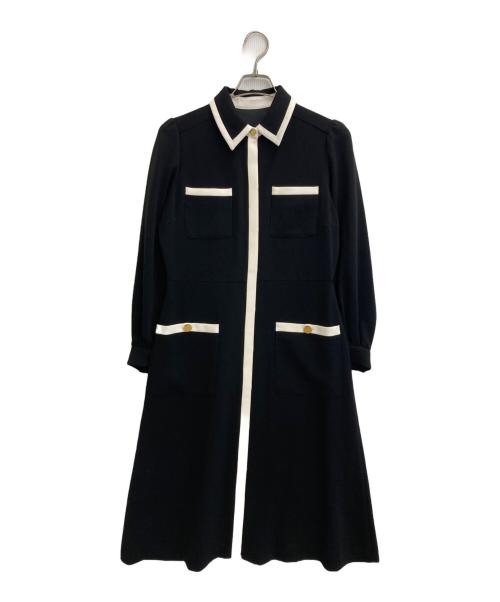 GRACE CLASS（グレースクラス）GRACE CLASS (グレースクラス) バイカラーシャツドレス ブラック サイズ:SIZE S (36)の古着・服飾アイテム