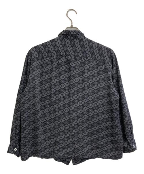 GAKKIN BUDSPOOL（ガッキン バッズプール）GAKKIN BUDSPOOL (ガッキン バッズプール) 花罰家紋 長袖シャツ ブラック サイズ:SIZE Lの古着・服飾アイテム