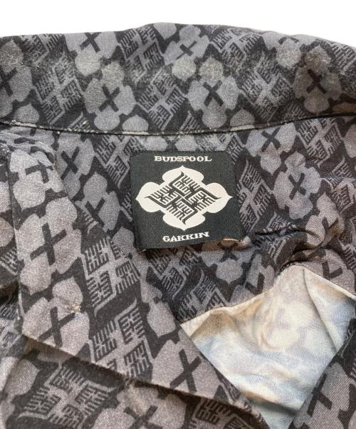 GAKKIN BUDSPOOL（ガッキン バッズプール）GAKKIN BUDSPOOL (ガッキン バッズプール) 花罰家紋 長袖シャツ ブラック サイズ:SIZE Lの古着・服飾アイテム