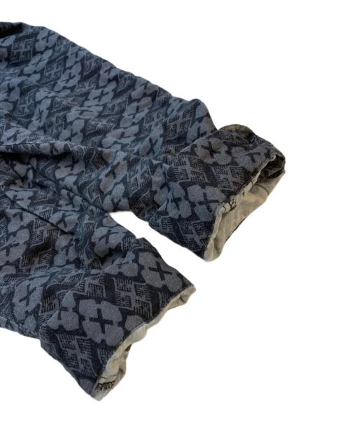 GAKKIN BUDSPOOL（ガッキン バッズプール）GAKKIN BUDSPOOL (ガッキン バッズプール) 花罰家紋 長袖シャツ ブラック サイズ:SIZE Lの古着・服飾アイテム