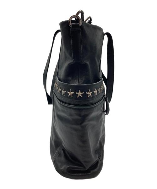 JIMMY CHOO（ジミーチュウ）JIMMY CHOO (ジミーチュウ) BALFOURレザーバッグ ブラックの古着・服飾アイテム