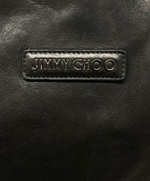 JIMMY CHOO（ジミーチュウ）JIMMY CHOO (ジミーチュウ) BALFOURレザーバッグ ブラックの古着・服飾アイテム