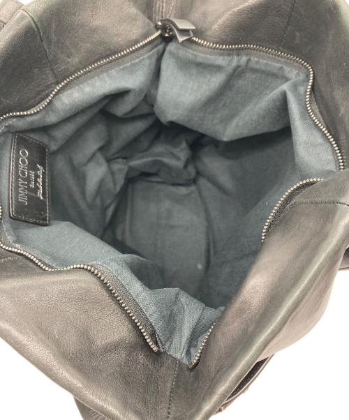 JIMMY CHOO（ジミーチュウ）JIMMY CHOO (ジミーチュウ) BALFOURレザーバッグ ブラックの古着・服飾アイテム
