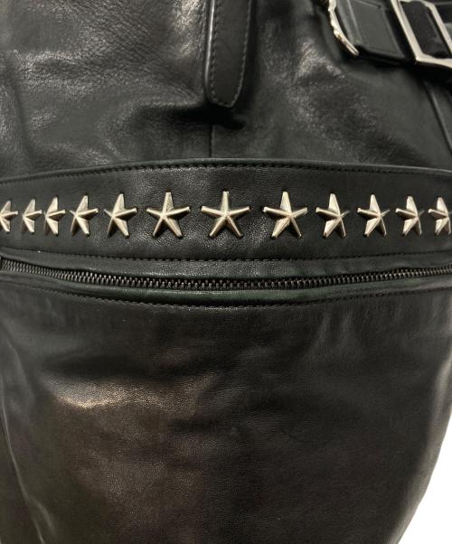 JIMMY CHOO（ジミーチュウ）JIMMY CHOO (ジミーチュウ) BALFOURレザーバッグ ブラックの古着・服飾アイテム