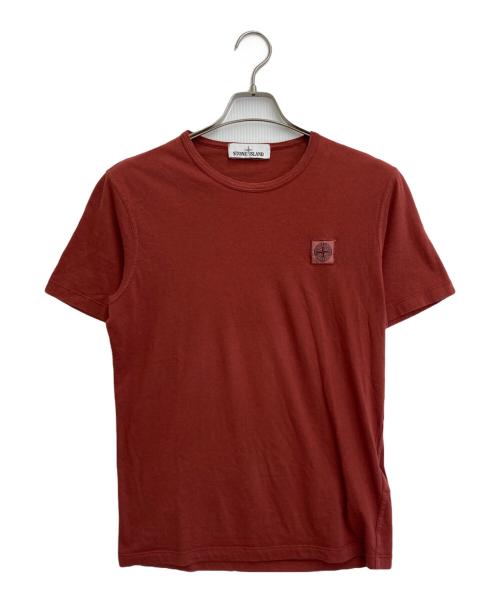 STONE ISLAND（ストーンアイランド）STONE ISLAND (ストーンアイランド) Tシャツ レッド サイズ:SIZE Sの古着・服飾アイテム