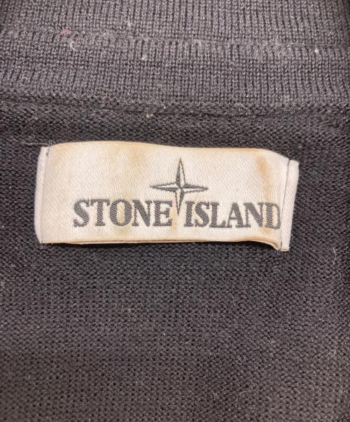 STONE ISLAND（ストーンアイランド）STONE ISLAND (ストーンアイランド) ドライバーズニット ブラック サイズ:SIZE Sの古着・服飾アイテム