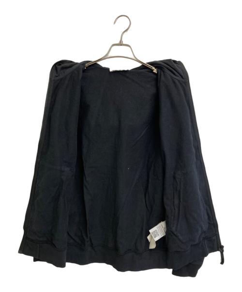 STONE ISLAND（ストーンアイランド）STONE ISLAND (ストーンアイランド) Zip Up Cotton Hoodie ブラック サイズ:SIZE Mの古着・服飾アイテム
