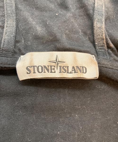 STONE ISLAND（ストーンアイランド）STONE ISLAND (ストーンアイランド) Zip Up Cotton Hoodie ブラック サイズ:SIZE Mの古着・服飾アイテム