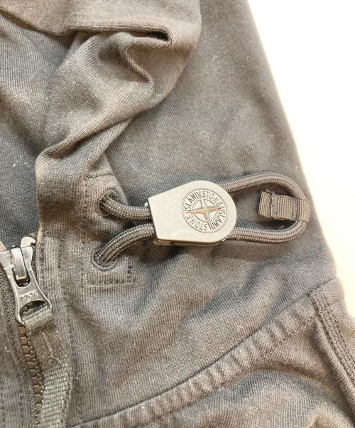 STONE ISLAND（ストーンアイランド）STONE ISLAND (ストーンアイランド) Zip Up Cotton Hoodie ブラック サイズ:SIZE Mの古着・服飾アイテム