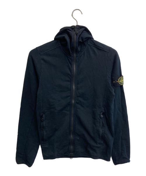 STONE ISLAND（ストーンアイランド）STONE ISLAND (ストーンアイランド) ジップパーカー ブラック サイズ:SIZE Sの古着・服飾アイテム