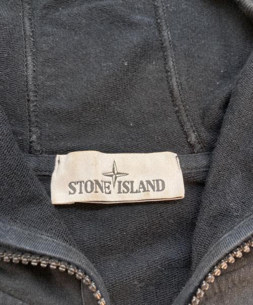STONE ISLAND（ストーンアイランド）STONE ISLAND (ストーンアイランド) ジップパーカー ブラック サイズ:SIZE Sの古着・服飾アイテム