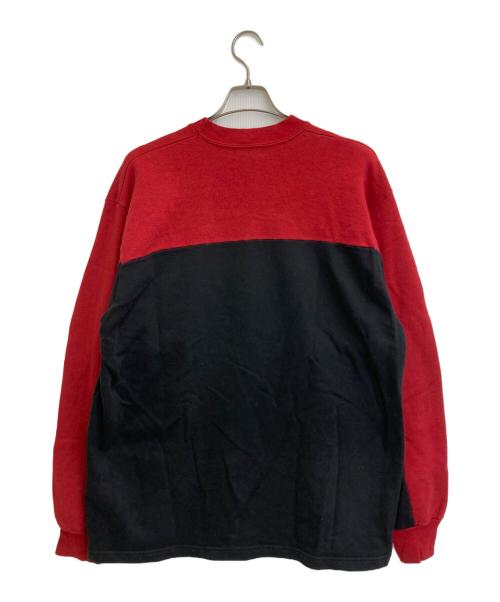 stussy（ステューシー）stussy (ステューシー) スウェット レッド×ネイビー サイズ:SIZE Mの古着・服飾アイテム